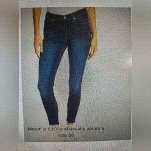 7 ForAll Mankind Whenever Ankle Jeans Ez 24 Emerald Blue. 🆕